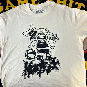 Market Studios White Tee